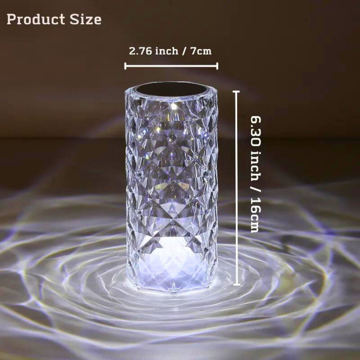 Crystal Glow Lamp π - VendoraGoods