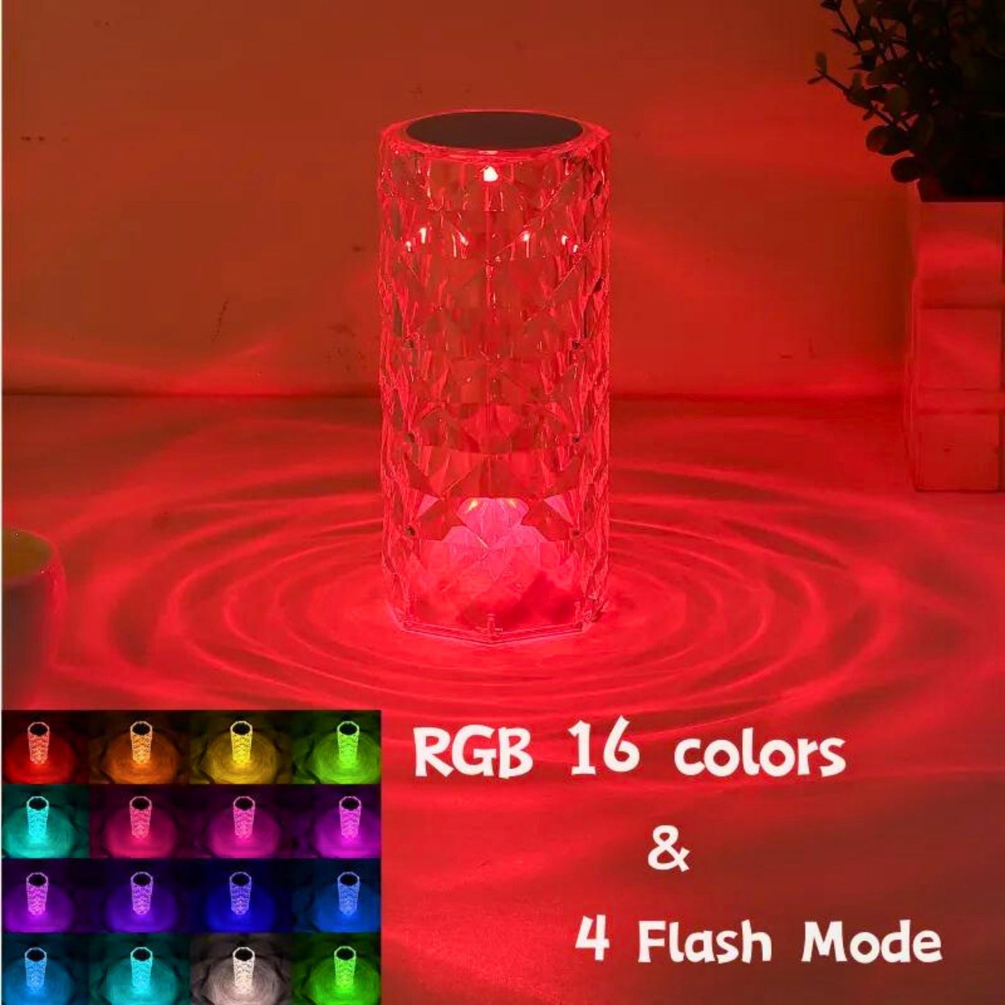 Crystal Glow Lamp π - VendoraGoods