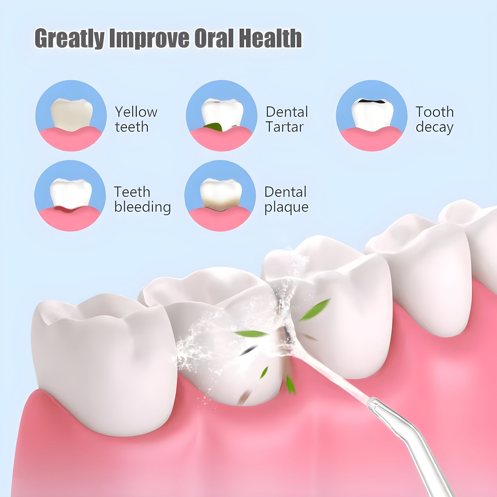 AquaPulse™ - Portable Dental Water Flosser - VendoraGoods