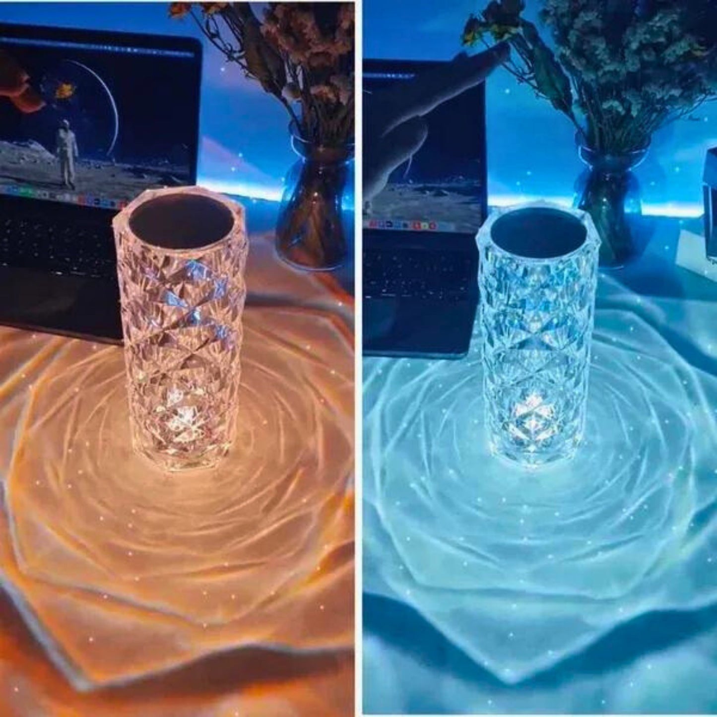 Crystal Glow Lamp 💎 - VendoraGoods