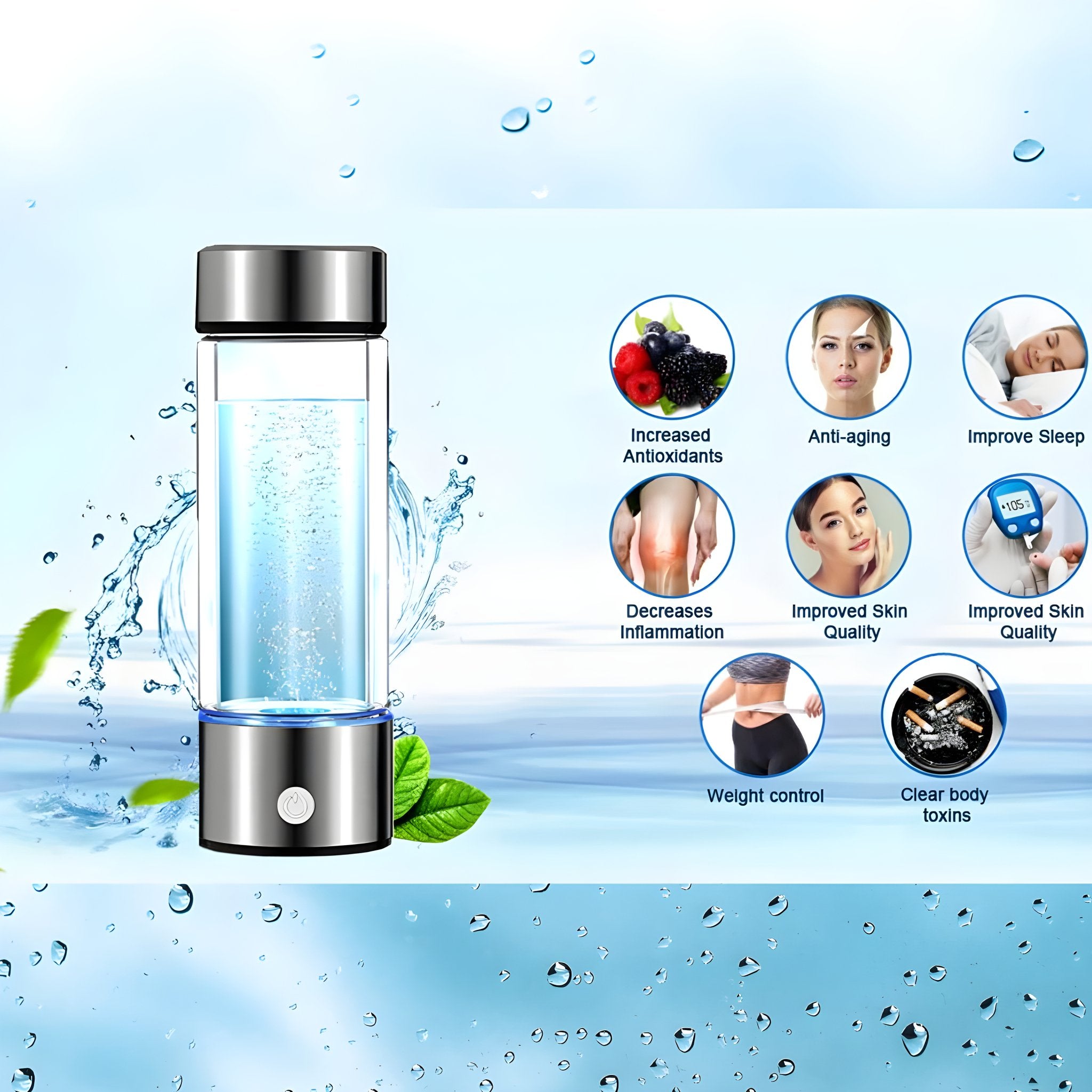 HydroBoost™ Hydrogen Water Bottle - VendoraGoods