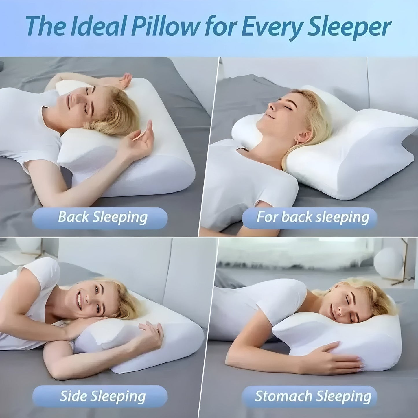 Sleep Enhancing Cervical Pain Relieving Pillow - VendoraGoods