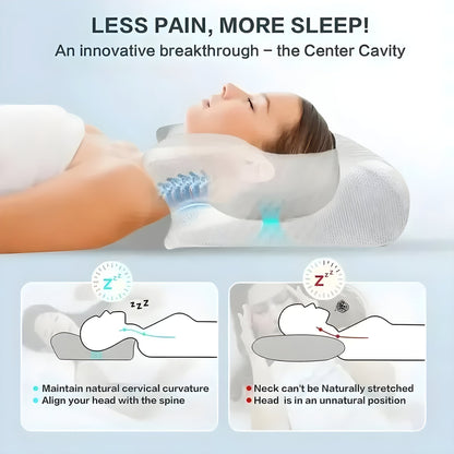 Sleep Enhancing Cervical Pain Relieving Pillow - VendoraGoods